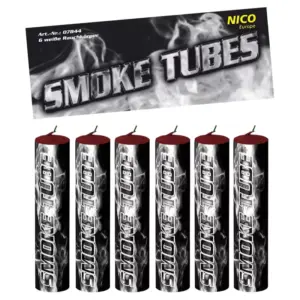 Nico Smoke Tubes weiß, 6er Btl.