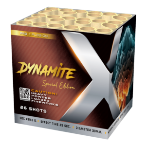 HQN26 - DYNAMITE - 1.4G - 26 shots - MIX PRO XPLOSION "Dynamite"