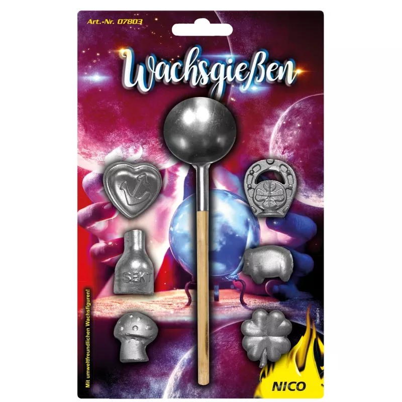 NICO "Wachsgießen, 6 Flachfiguren"